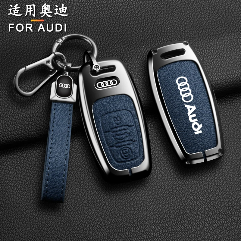 

Car Key Case Cover Smart Remote Shell For Audi A1 A3 A4 8P 8L 8V A5 B6 B7 A6 A7 C5 C6 Q3 Q5 Q7 4F S3 S4 S6 RS3 TT Accessories