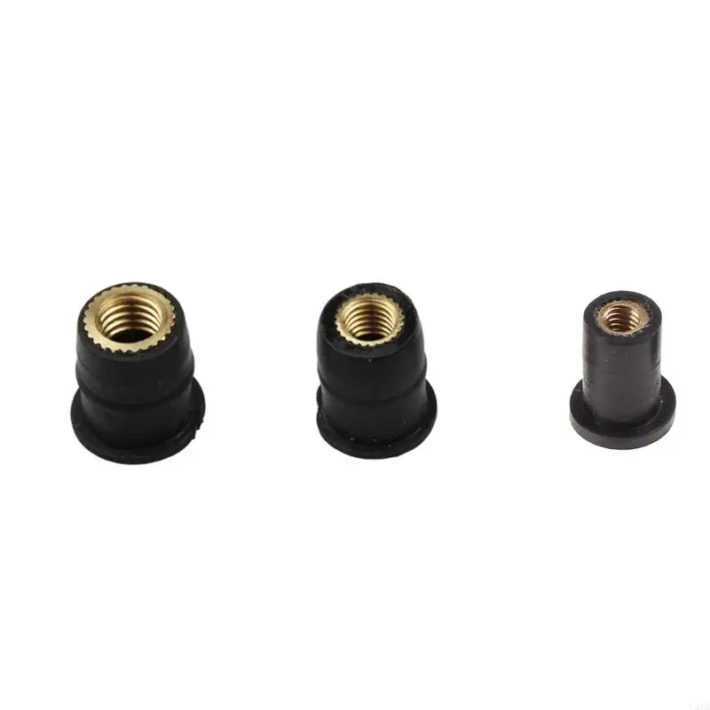 

G2TA 10Pcs Universal Rubber Well Blind Fastener for Motorbike Windcreen Motorcycle Modification Tools