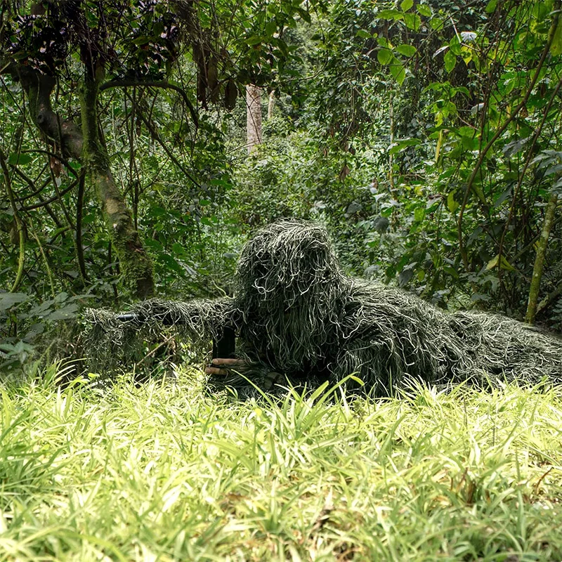 Tactical Men Adult Children Kids Ghillie Suit Camo Camouflage Forest 3D Suits Airsoft Military Boy Paintball CS War Game Clothes - view 5