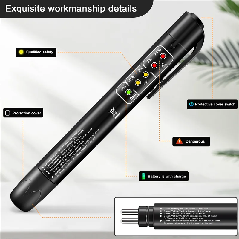 Testeur de frein électronique pour voiture, stylo de diagnostic de voiture, scanner, Dot3, 4/5