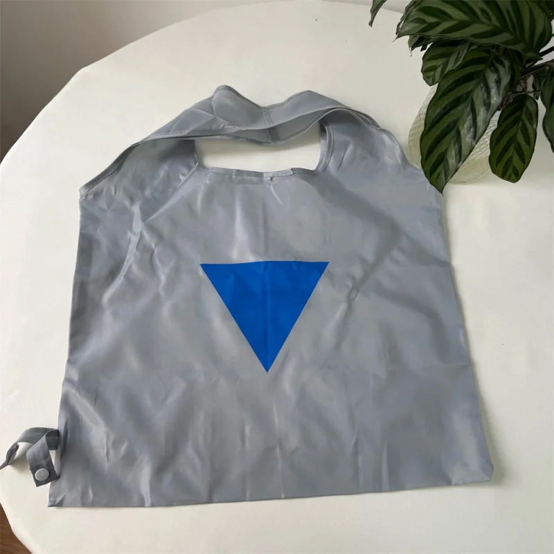 custom.BSCI Custom Heavy Duty Nylon Tote Bag Nylon Geometric Pattern Waterproof Fashion Handled Packing Shoulder