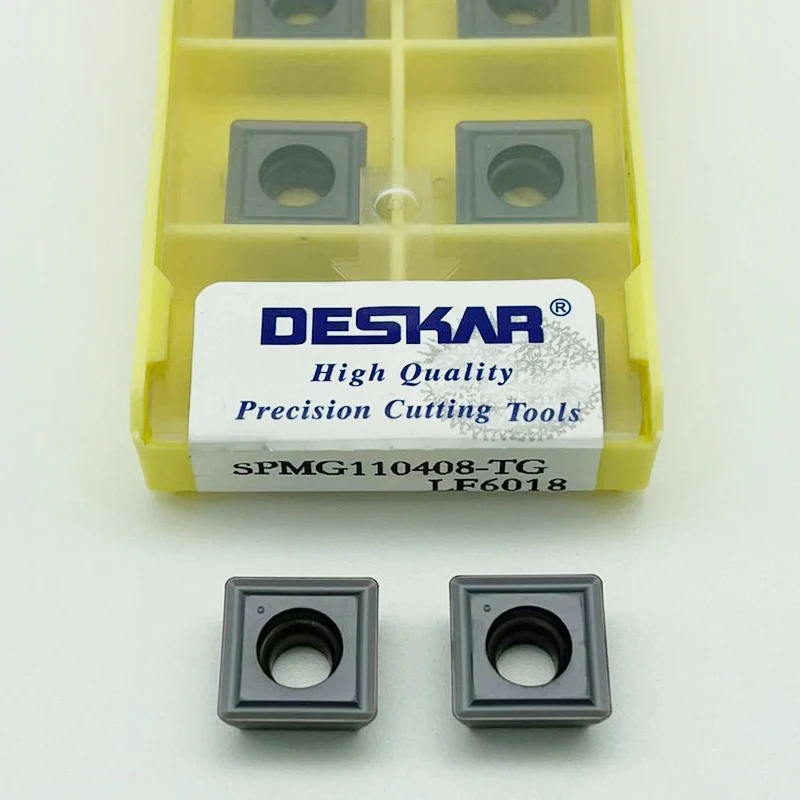 

Твердосплавные вставки SPMG SPMG050204 SPMG060204 SPMG07T308 SPMG090408 SPMG110408 SPMG120512 TG LF6018 для нержавеющей стали