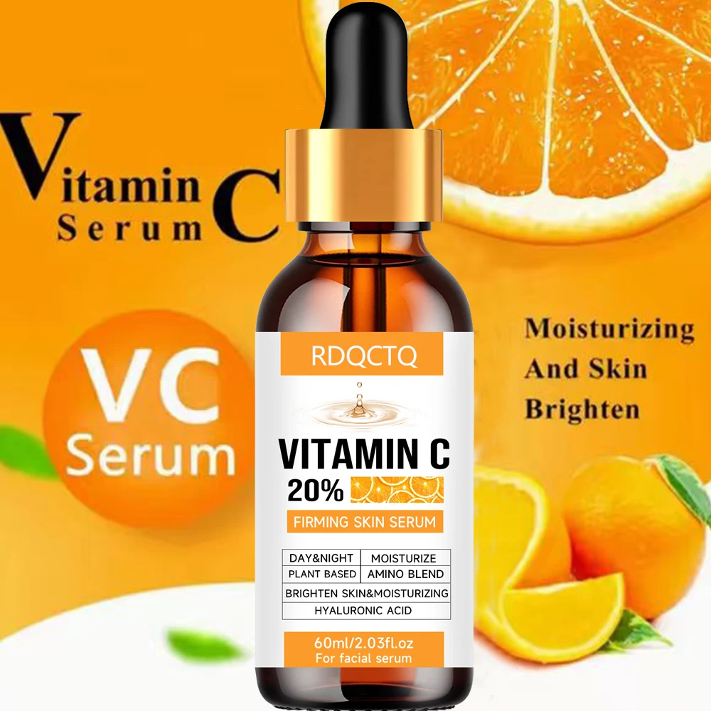 خلاصة فيتامين C لشد البشرة: تركيبة للترطيب النهاري والليلي والحمض الأمينية النباتية للبشرة المشعة #3