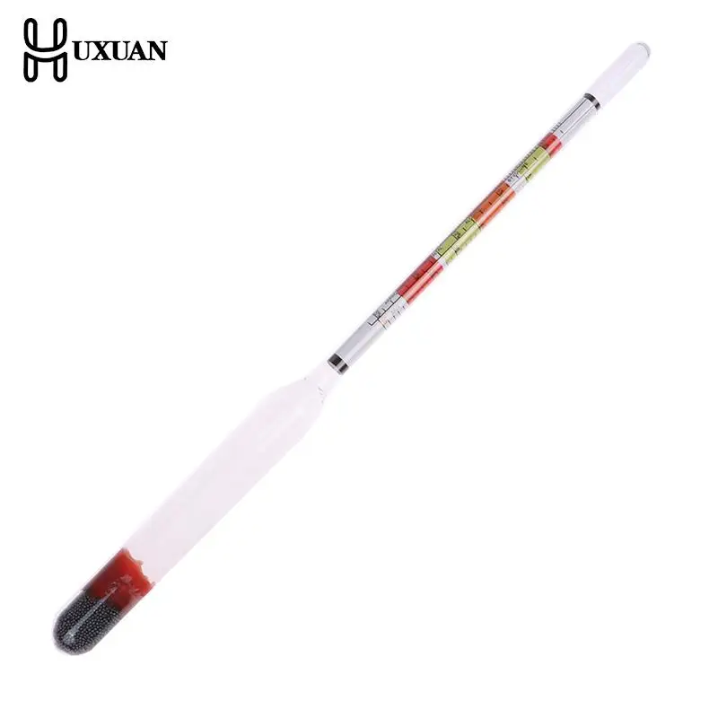 Triple Scale Hydrometer Self Brewed Wine Sugar Meter Alcohol Measuring For Home Brewing Making Beer Wine Mead