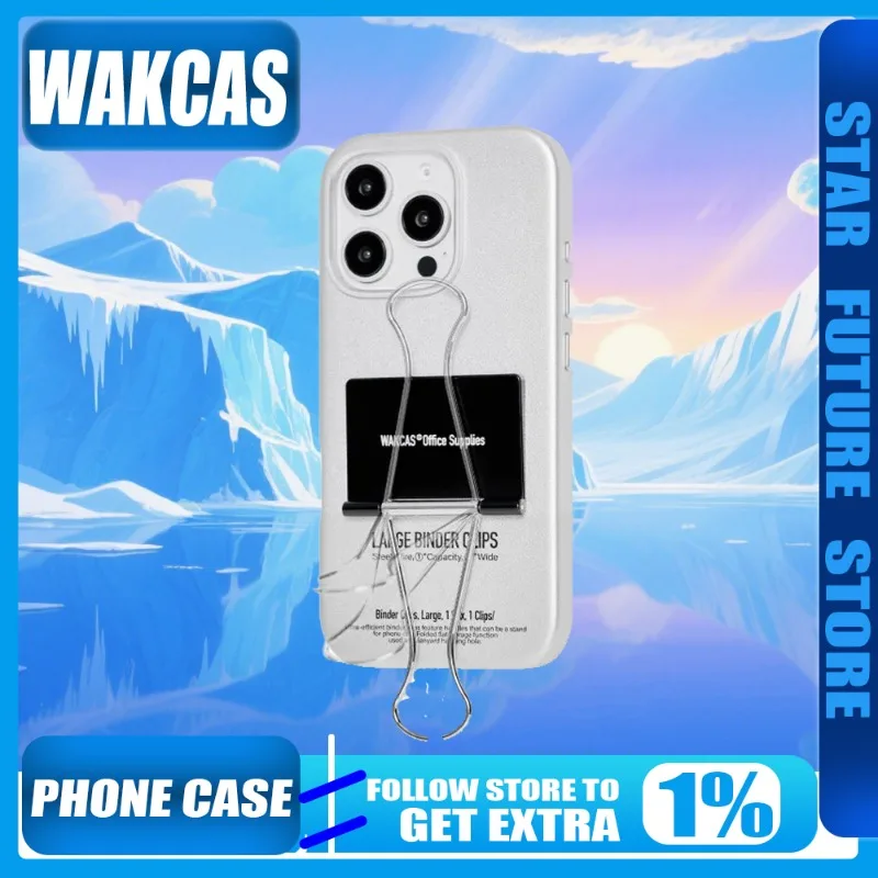 

Чехол для телефона WAKCAS, винтажный кожаный чехол-подставка для iPhone16Pro Max, чехол/iPhone15Pro Max, минималистичный дизайнерский чехол для телефона