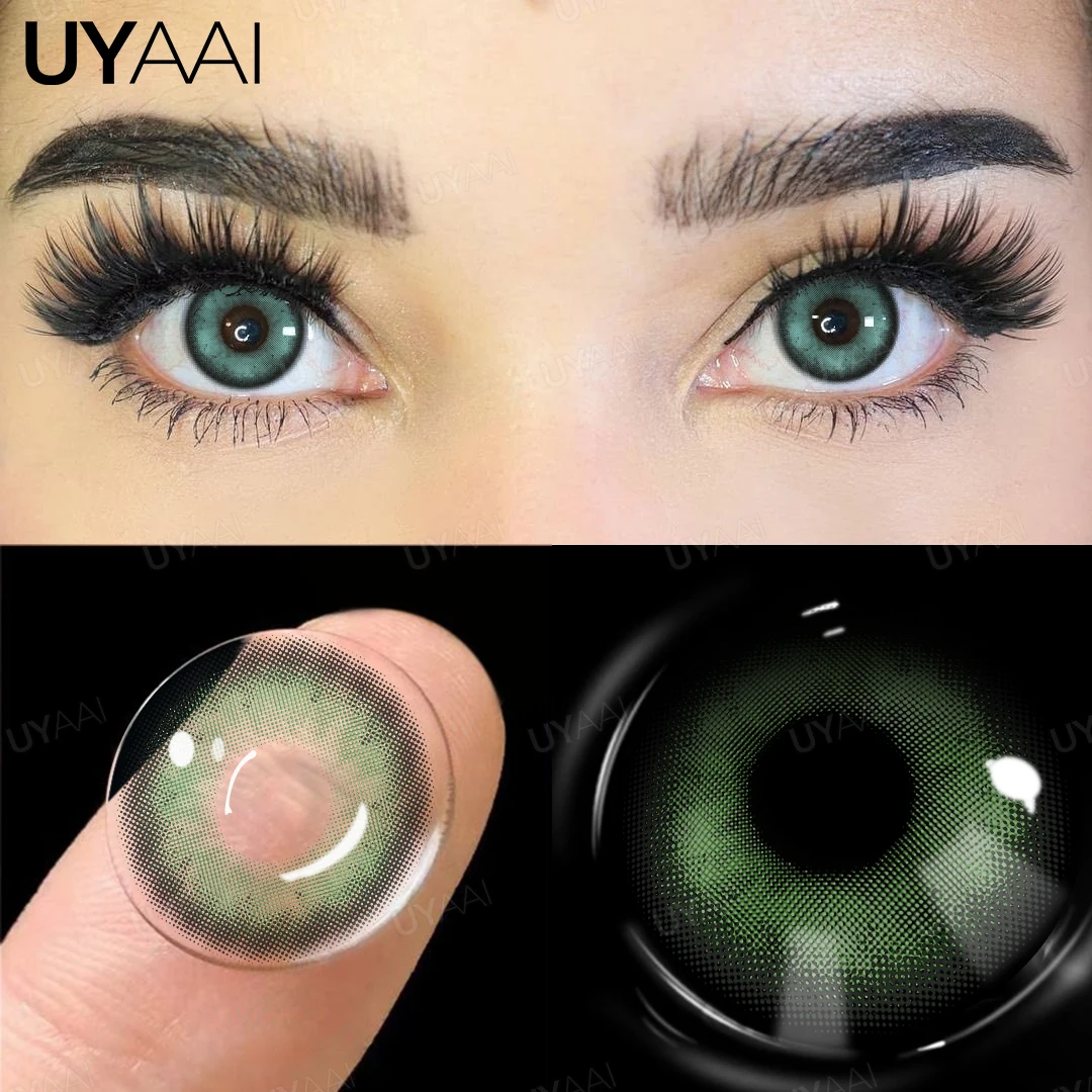 UYAAI Contact Lenses Blue Eye Contacts Lenses for Women Purple Lenses Natural Colored Pupils for Eyes Green Lenses Eye Color