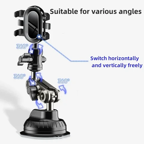 Suction Cup Magic Arm Phone Mount