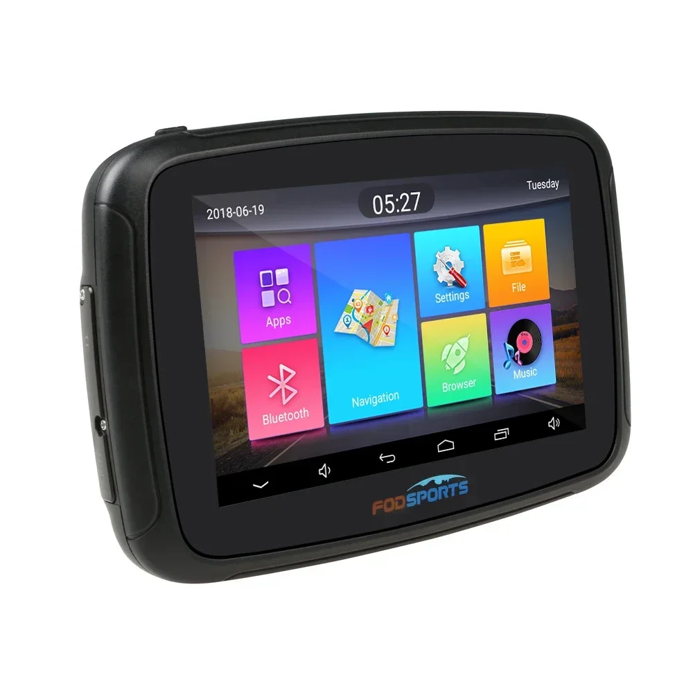 

FODSPORTS Waterproof IPX7 5 Inch 16G Android 6.0 Gps for Motorbikes Gps Motorcycle Navigator Speedometer