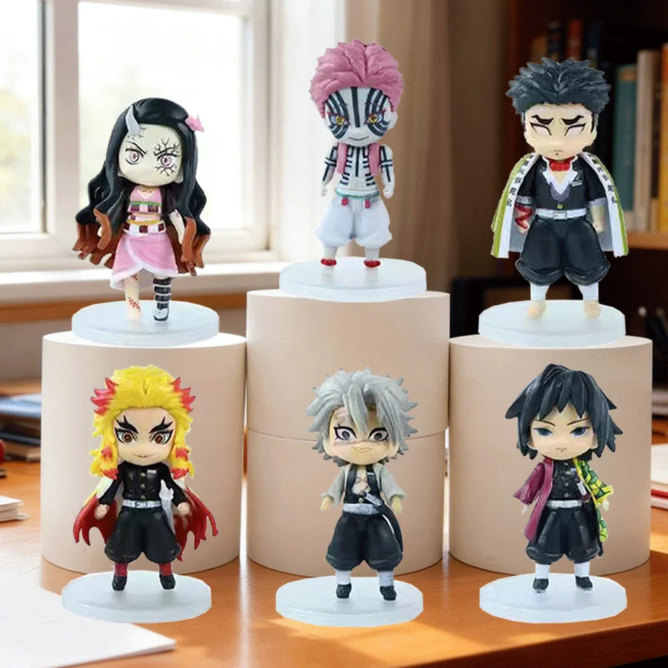 

Новая коллекционная фигурка из ПВХ «Истребитель демонов: Кимёнояиба» (2026) – милая аниме-статуэтка, модель из глины, игрушка, подарок