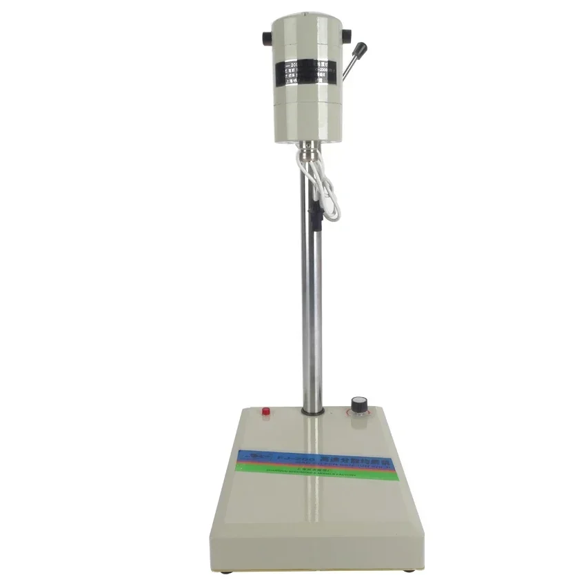 1 Stück FJ200 Labormixer-Homogenisator + Labormixer-Ausrüstung + 800 ml + verschiedene Köpfe