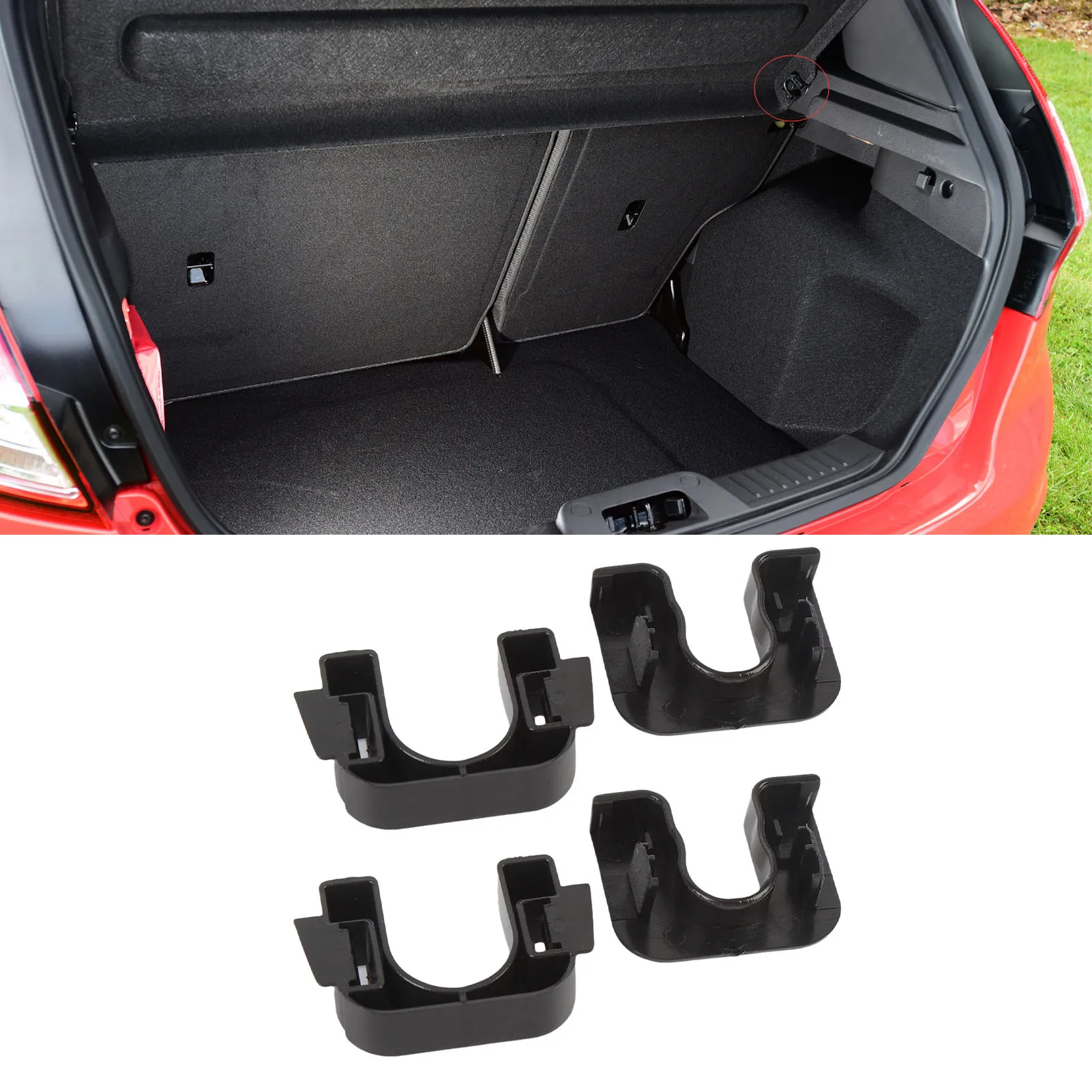 

Rear Parcel Shelf Retainer Clip ABS Plastic Strong Load Bearing Wearproof 8A6146698AA for Cars Replacement for J10 20​