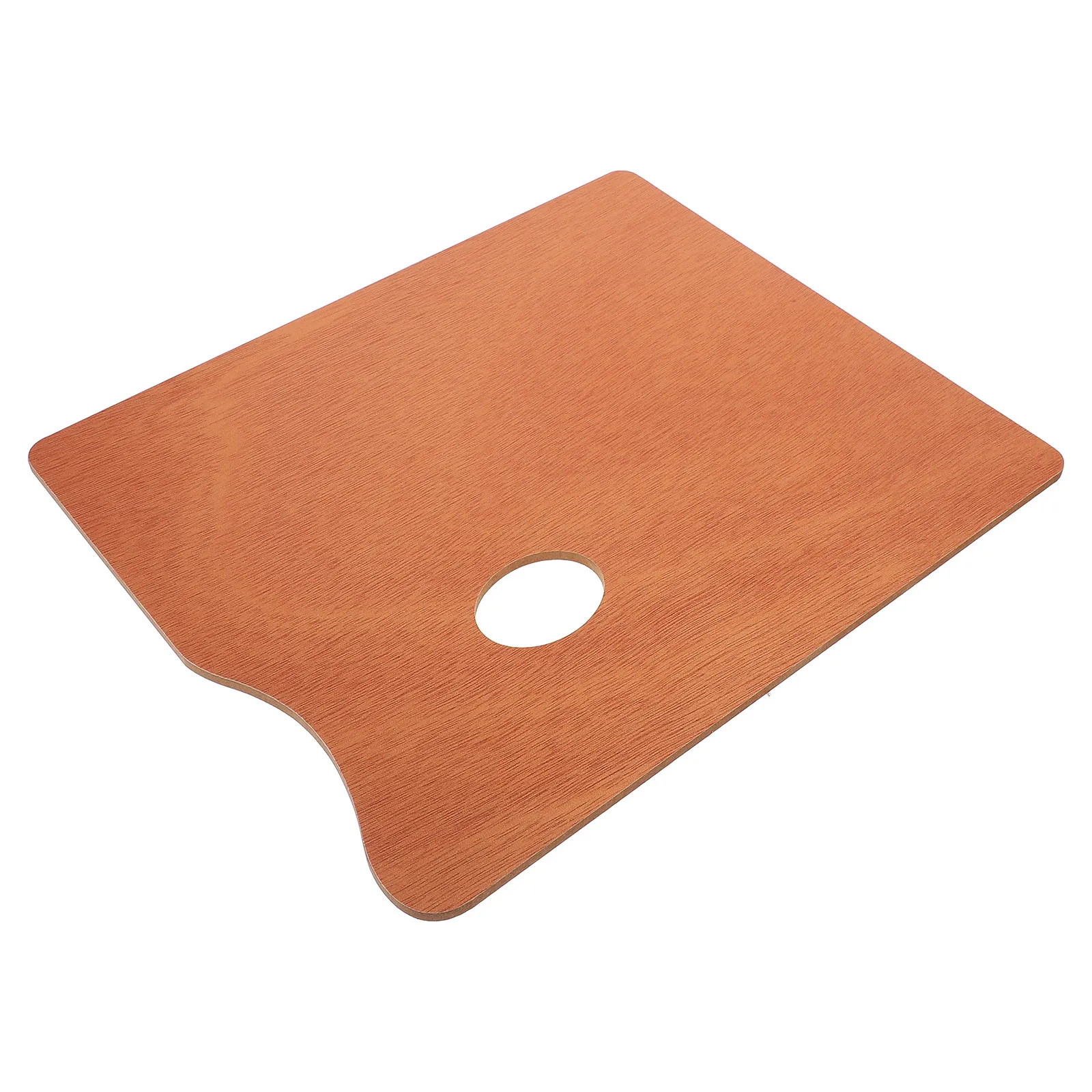Wooden Paint Palette Large Square 25x30cm Mixing Tray Oil Acrylic Watercolor Artist Thumb Hole Palette Paint Tray