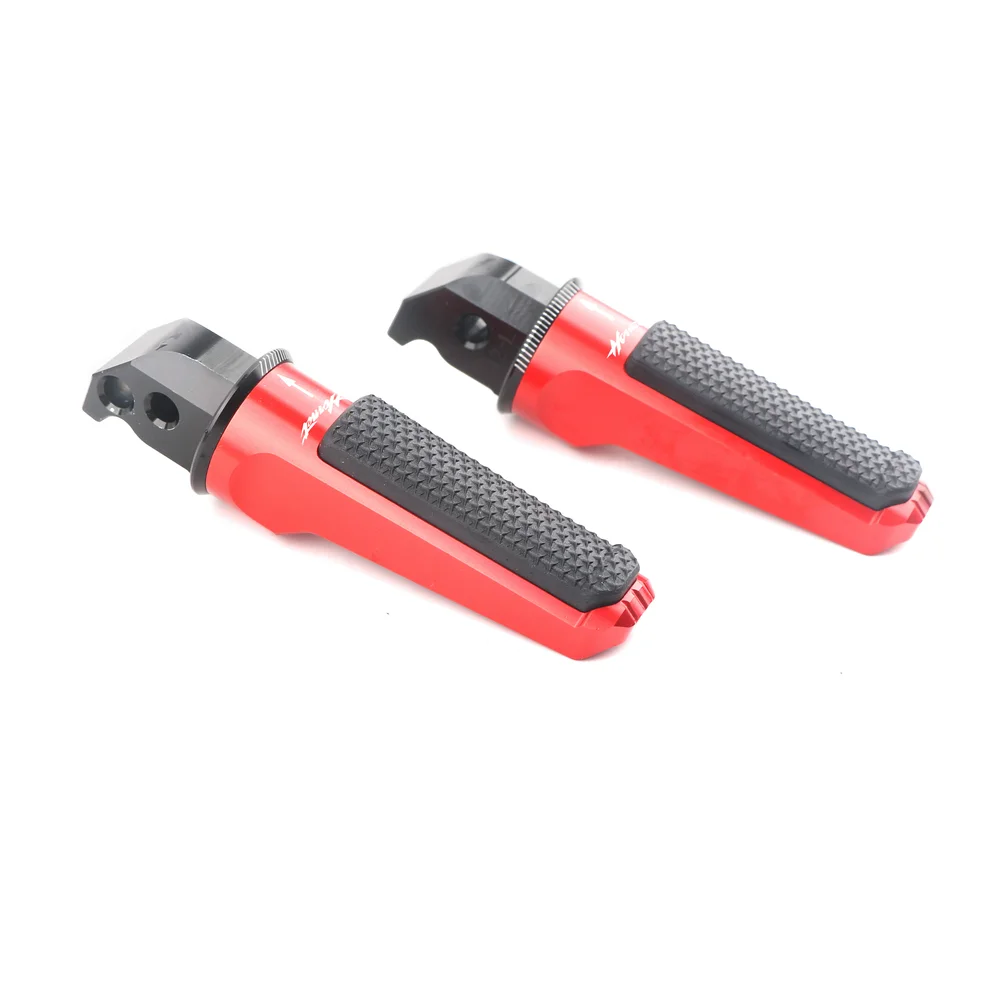 Motorcycle CNC Aluminum Rear Foot Pegs Footrest Passenger Footpegs for HONDA CB600F CB599 600 CB1000R HORNET CB 200 900 400 image 3