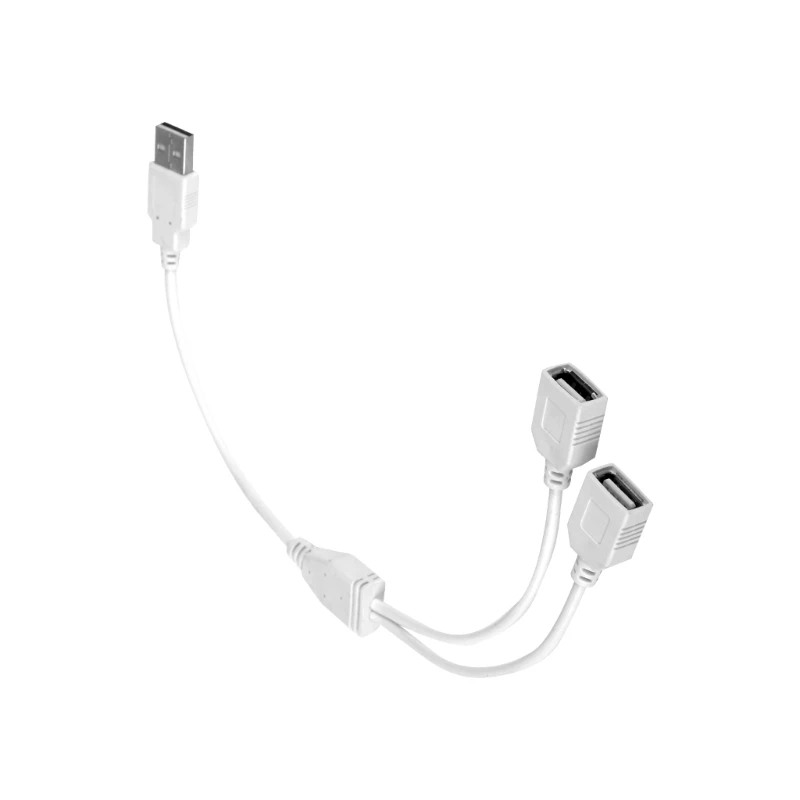 Удлинительный кабель USB «папа» на 2 «мама» USB Y-разветвитель для автомобиля, ноутбуков USB-кабель для зарядки отлично подходит