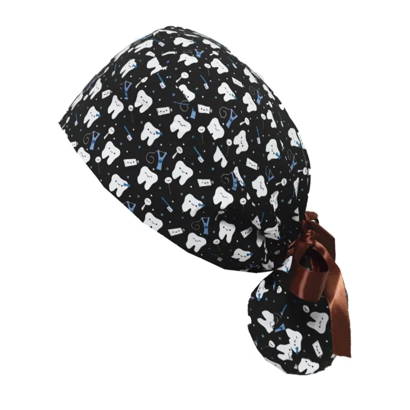 Operazione Copricapo Cappello Berretto da infermiera Bandana Cappello a farfalla stampato Morbido berretto chirurgico traspirante Copricapo Accessori ospedalieri