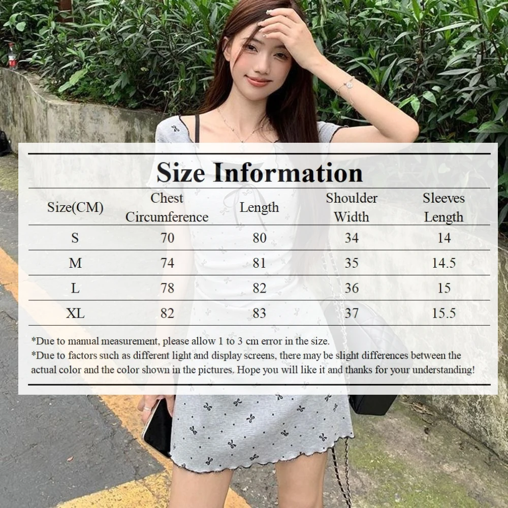 Sexy Cute Grey Bow Dots Dress Stitching High Waist Short Dress Ruffle Mini Dress