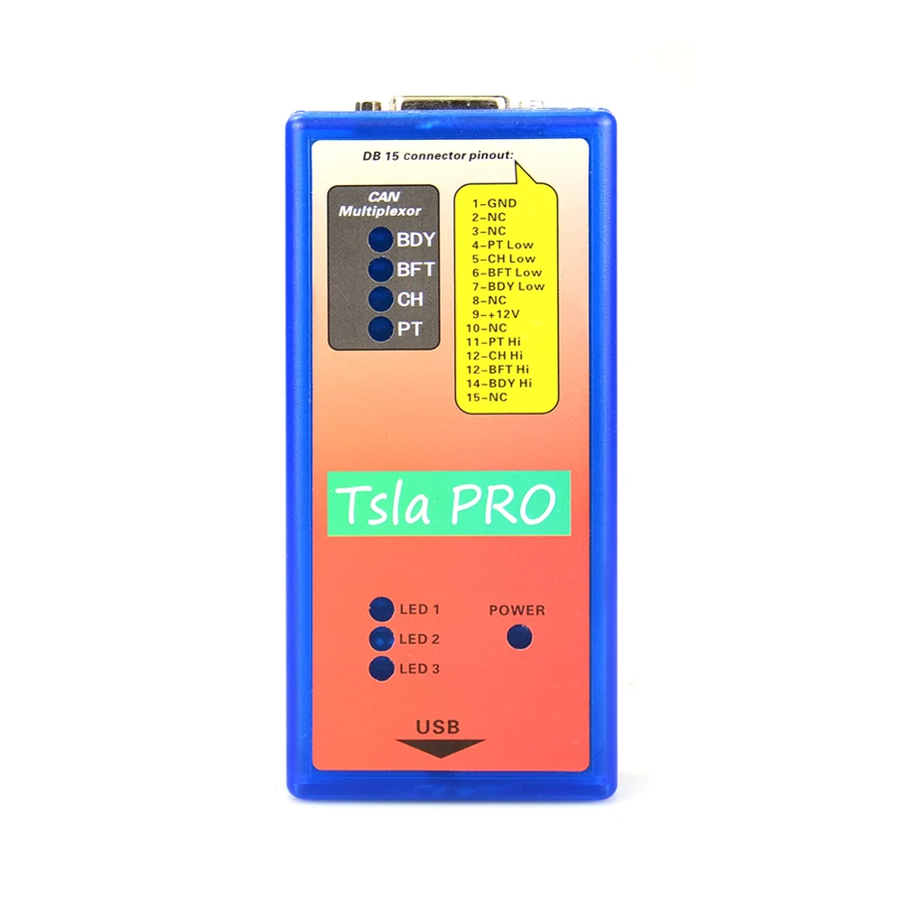 For Tsla PRO Diagnostic Tool For Tesla S/X/3 Models CAN Multiplexer Scanner Interface With USB Connection Cables view 2