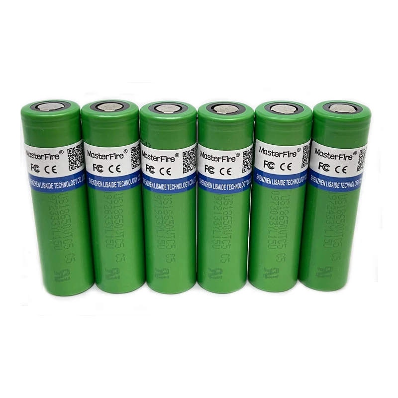 2pcs/lot US18650VTC5 2600mAh 3.7V 18650 High Drain 30A VTC5 Rechargeable Li-ion Battery E-cigerettes Makita Tools Batteries Cell