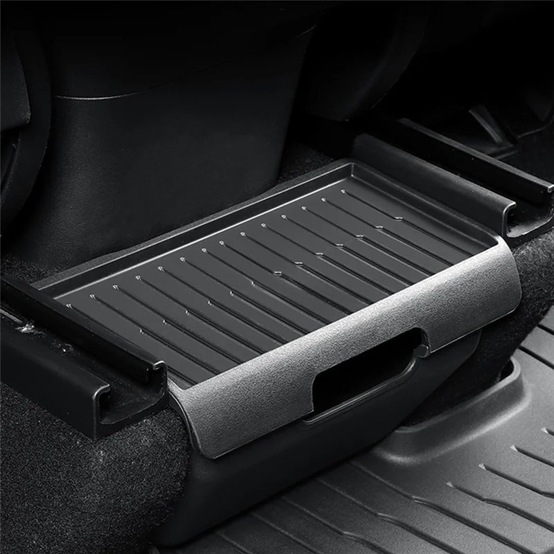 Schowek na tylne siedzenie samochodu pod tacy do przechowywania na siedzeniu do akcesoriów samochodowych Tesla Model Y Juniper