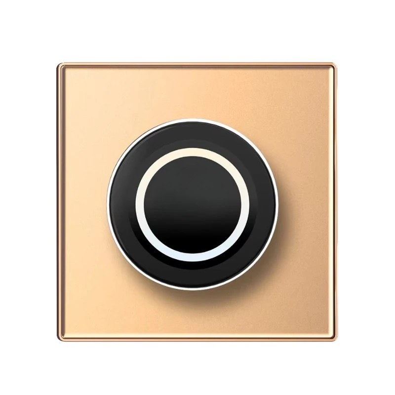 Smart Rotary Dimmer - Wall Mounted Smart Dimmer with Temperature Touch Control,