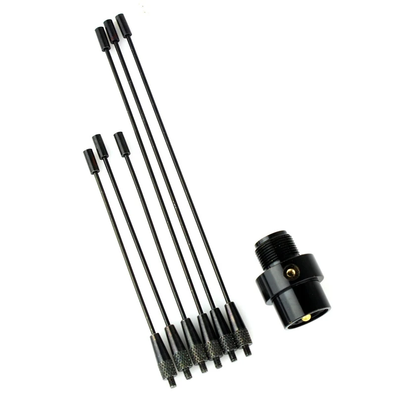 Short Rod Antenna + Long Rod Antenna RE-02 UHF F To M Signal Antenna Easy Apply Car Radio Enhance