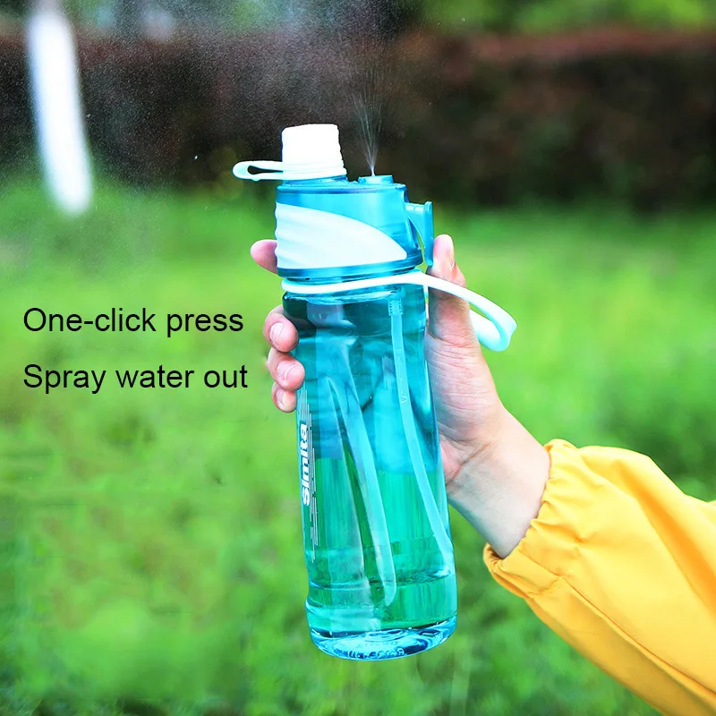 

Летняя чашка для воды с распылителем ветра, высокий уровень внешнего вида, портативная чашка для спорта и фитнеса с ручкой, чашка для воды для занятий спортом на открытом воздухе