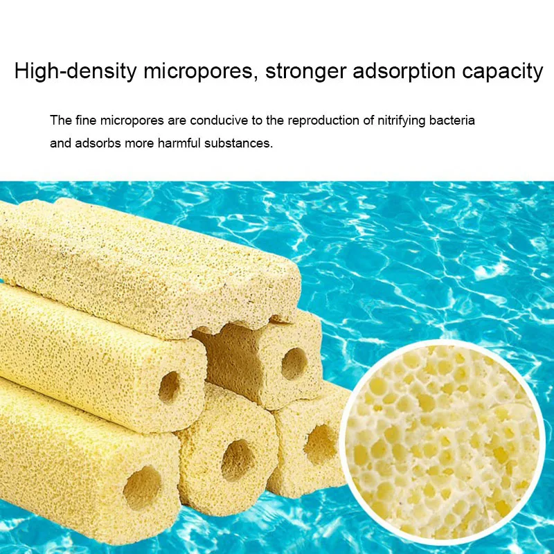 Aquarium Filter Ceramic Biochemical House Media Nitrifying Bacteria Fish Tank Accessories For Aquarium Water Cleaning Accessorio