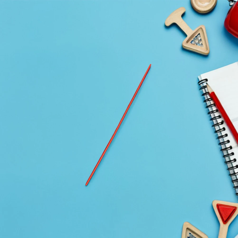 

60pcs Red Spray Nozzle Extension Tubes Durable Plastic Lubricant Sprayer Long Nozzle For Automotive Paint Cleaner Metal Surfaces