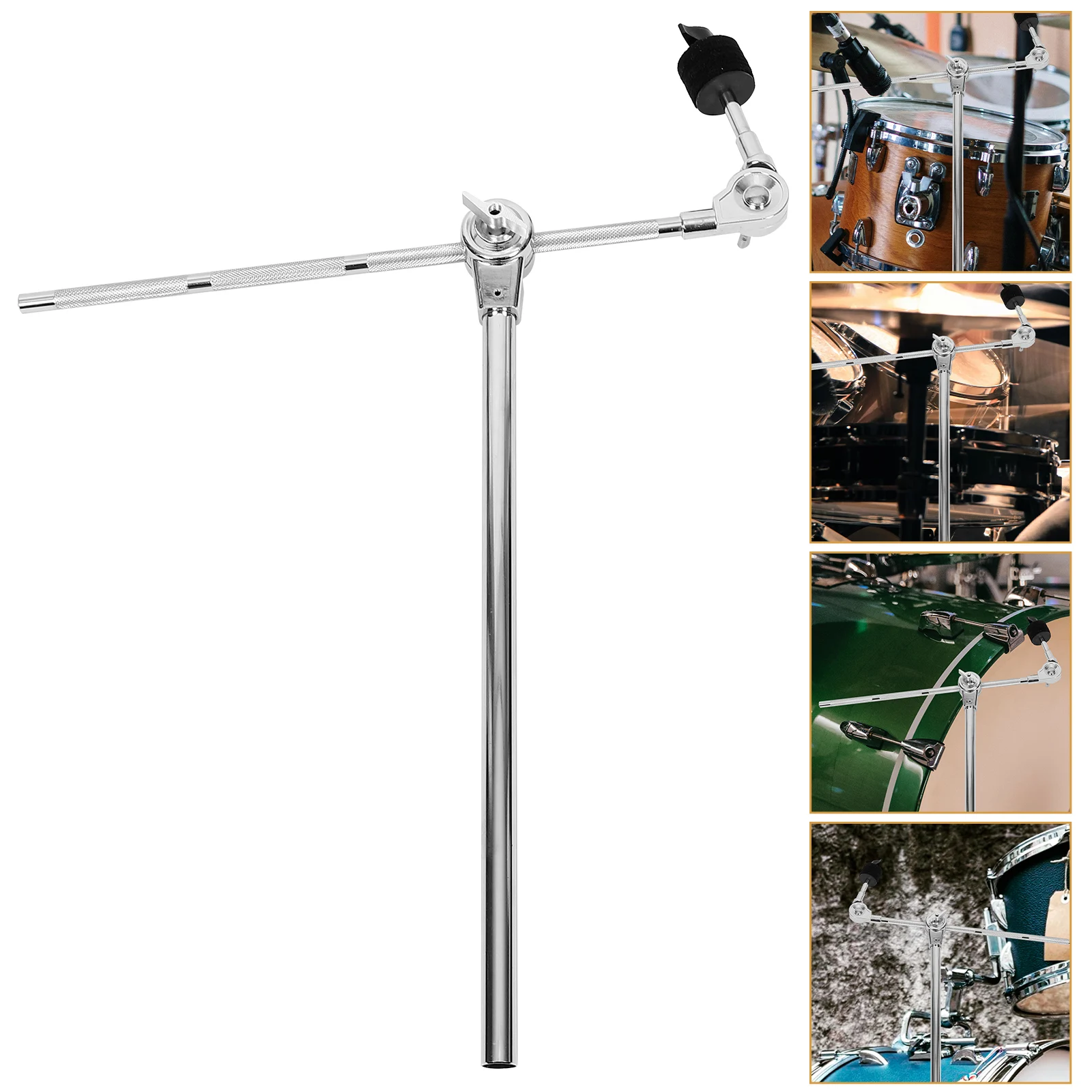 

Stand Boom Arm Adjustable Metal Drum Cymbal Holder Support Cymbal Arm Mount For Percussion Instrument Part