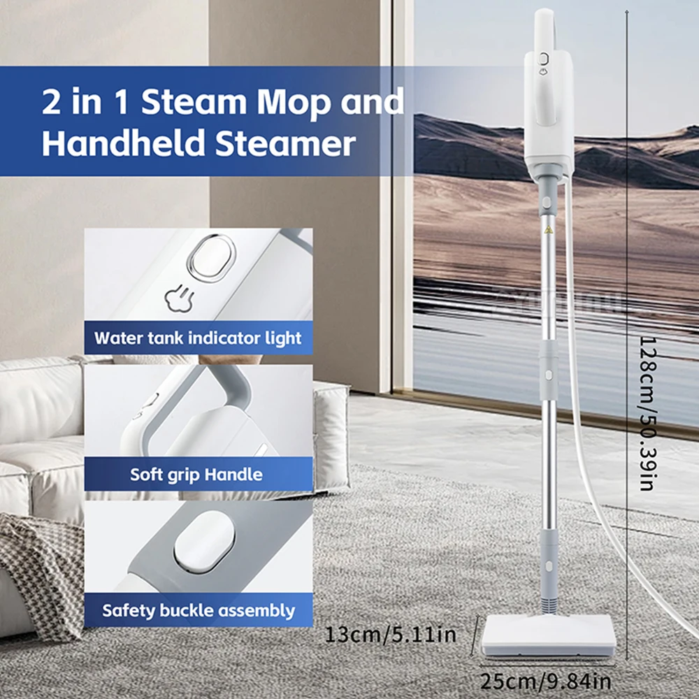 Electric Steam Mop Handheld High Temperature Cleaning Machine  Multifunctional Limpieza Casa Hogar