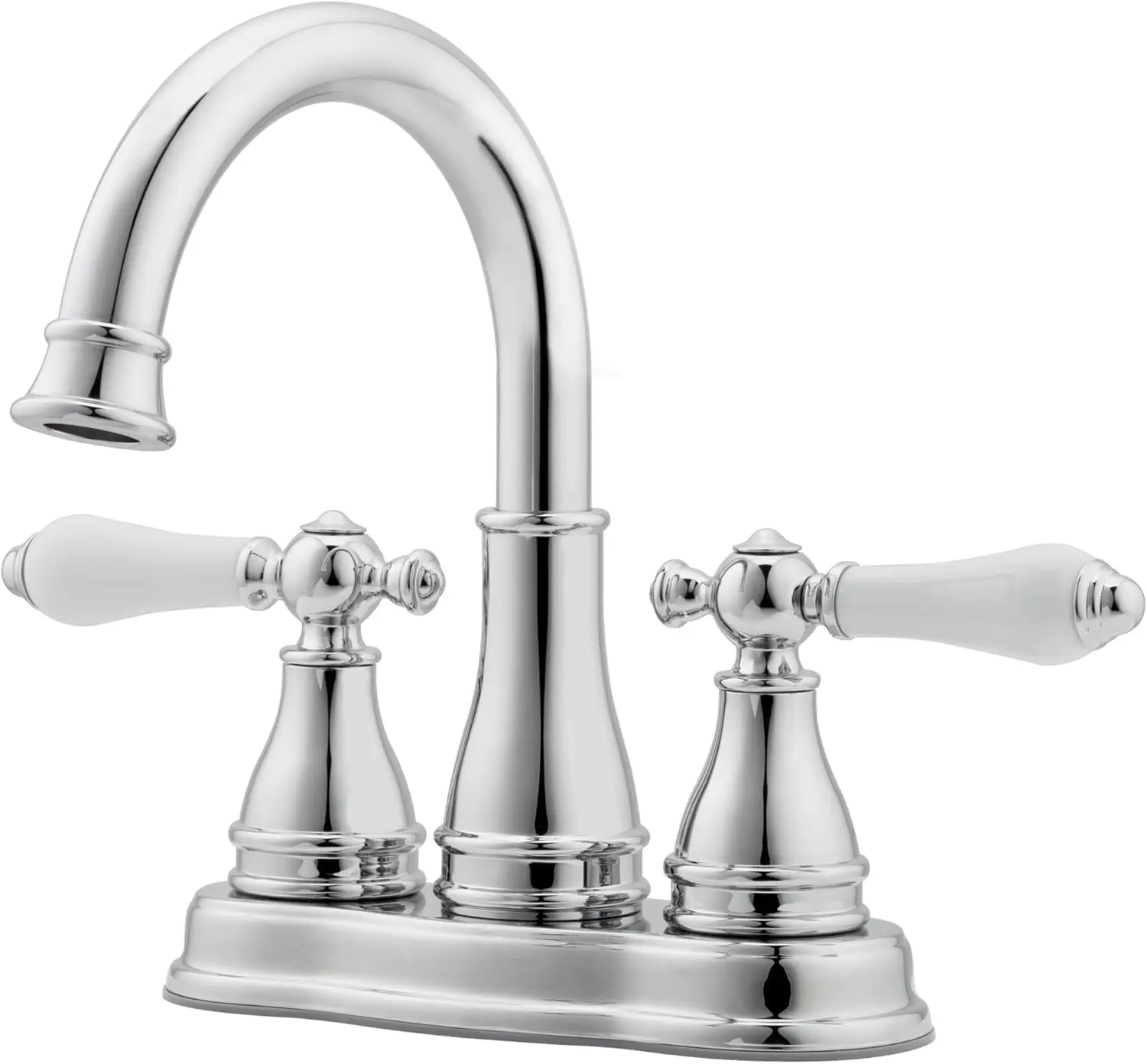 

Sonterra Bathroom Sink Faucet, 4-Inch Centerset, 2-Handle, 3-Hole, Polished Chrome Finish, LFWL245PC