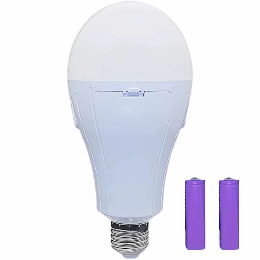 LED Emergency Bulb Detachable Outdoor Rechargeable Bulb 18650 Battery AC85-265V Multifunctional Household Portable Lamp