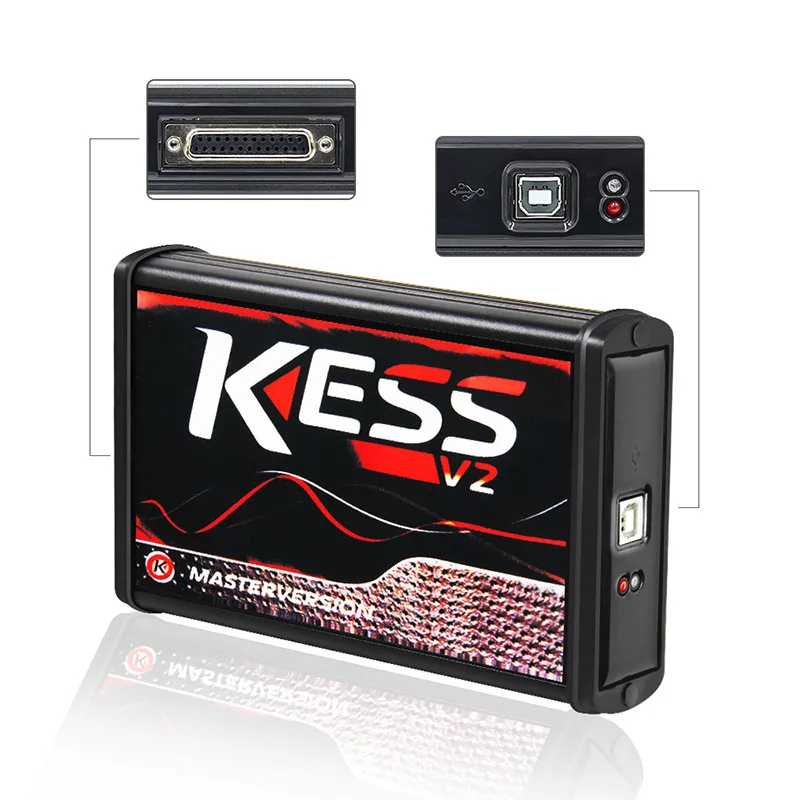 Red board ECU KESS V2 V2.8 K-Suite firmware V5.017 OBD2 programmer/read-write tool