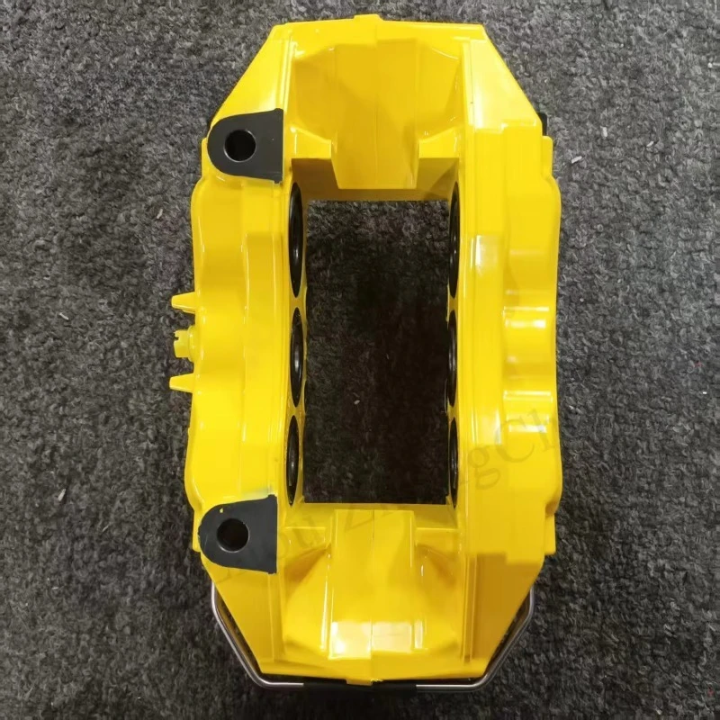 Custom Yellow BIG 6 Piston Car Brake Caliper Set for  L200 Si Ex City Fd  S3 8v  Golf Mk7