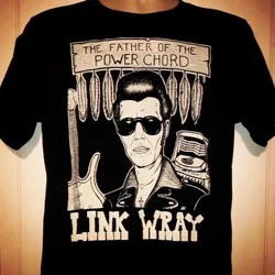 Retro The Father Of The Power Chord Link Wray Shirt Black Unisex S-5XL RE341