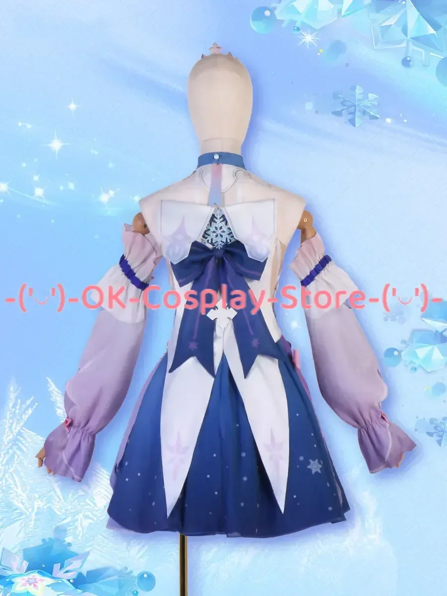 Game Honkai Star Rail March 7th Cosplay Costume Women Cute Party Dress Halloween Carnival Uniforms Anime Clothing Custom Made