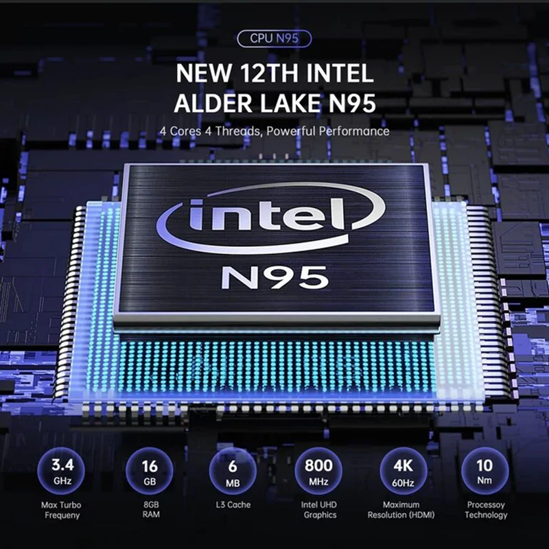 MoloSuper-intel-alderlakeラップトップコンピューター、指紋付き、第12世代、n95 cpu、16GB RAM、1テラバイト、512g、256g ssd、ウィンドウ11、win10、15.6インチ