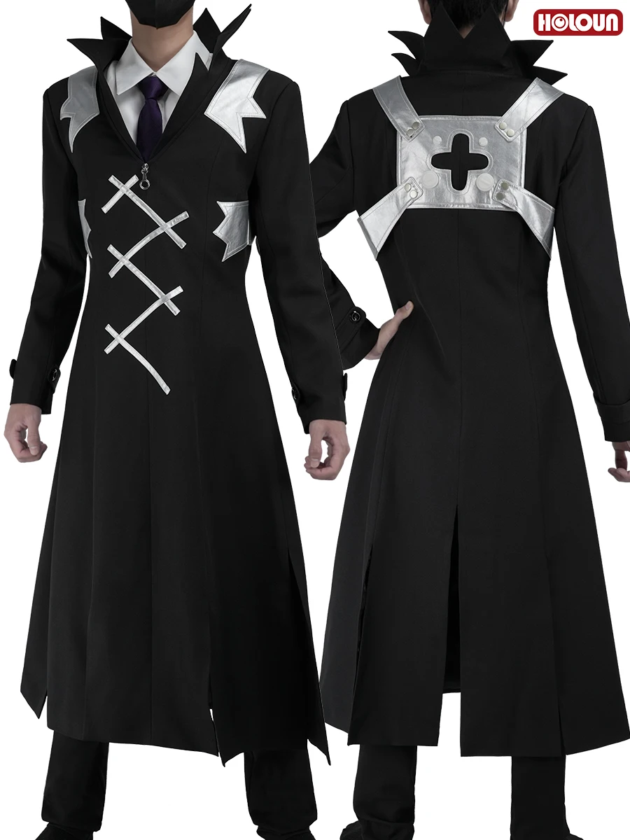 HOLOUN STONE Anime Dr. Xeno Houston Wingfield Cosplay Kostuum Conventie Halloween Kerstcadeau Shirt Broek Stropdas Jas - afbeelding 2