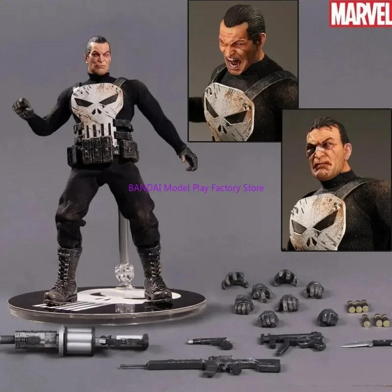 أعجوبة 1/12 Mezco النمل المعاقب Sdcc القماش المنقولة 6 بوصة الشكل دمية يدوية الصنع نموذج الأبيض العقوبة العم الجمجمة نحت اللعب