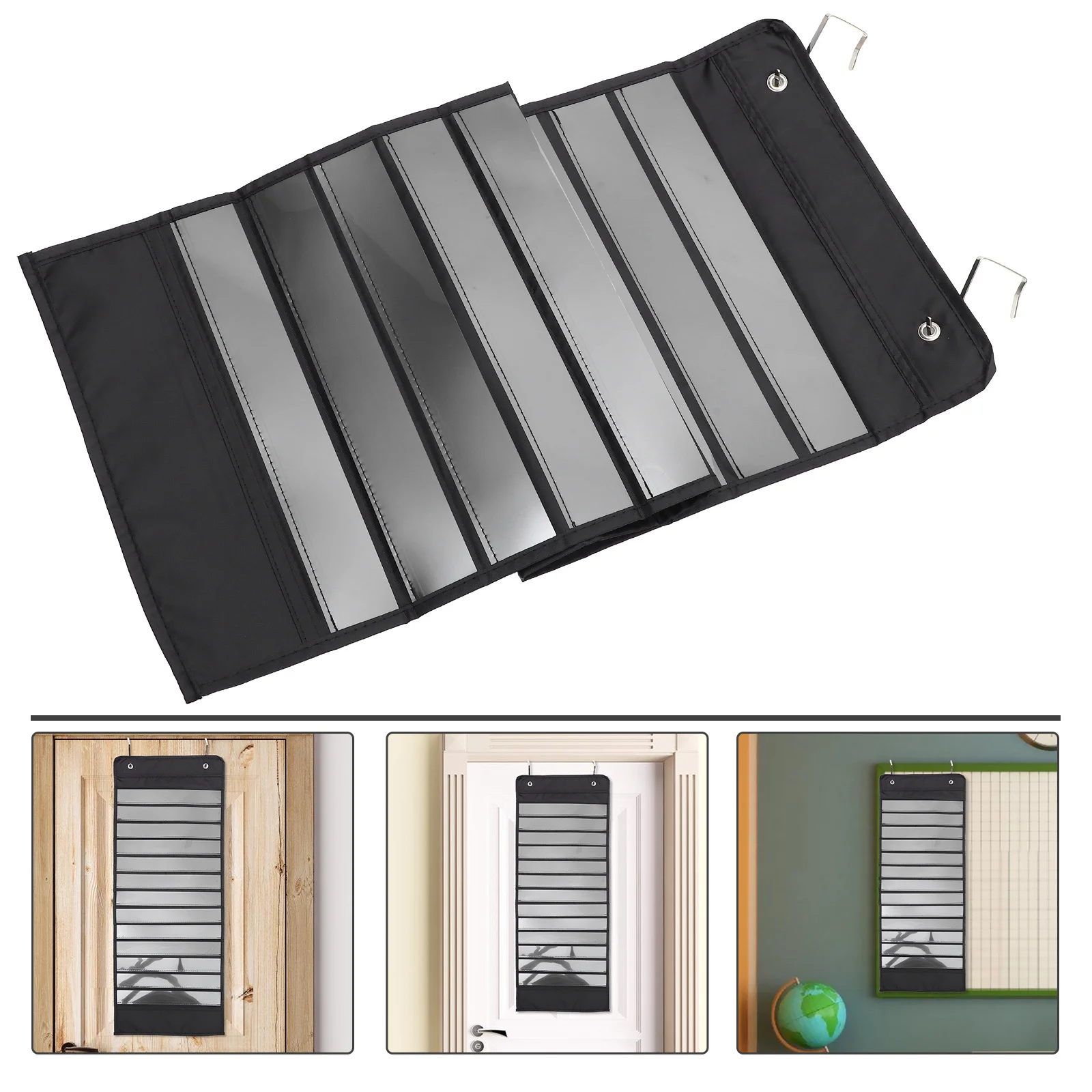 

Chic Schedule Pocket Chart Hanging Organizer Pet Oxford Cloth Wall Pouch Daily Reminder Storage Bag Pocket Chart