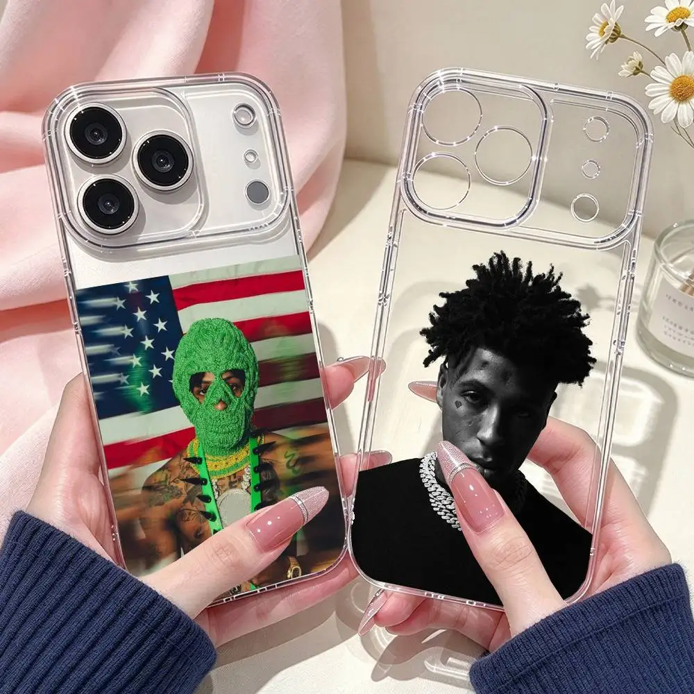 S-Stylish R-Rapper youngboy   Phone Case For iPhone 18 17 16 15 14 13 12 11 Mini Pro Max Plus Transparent Cover Gift