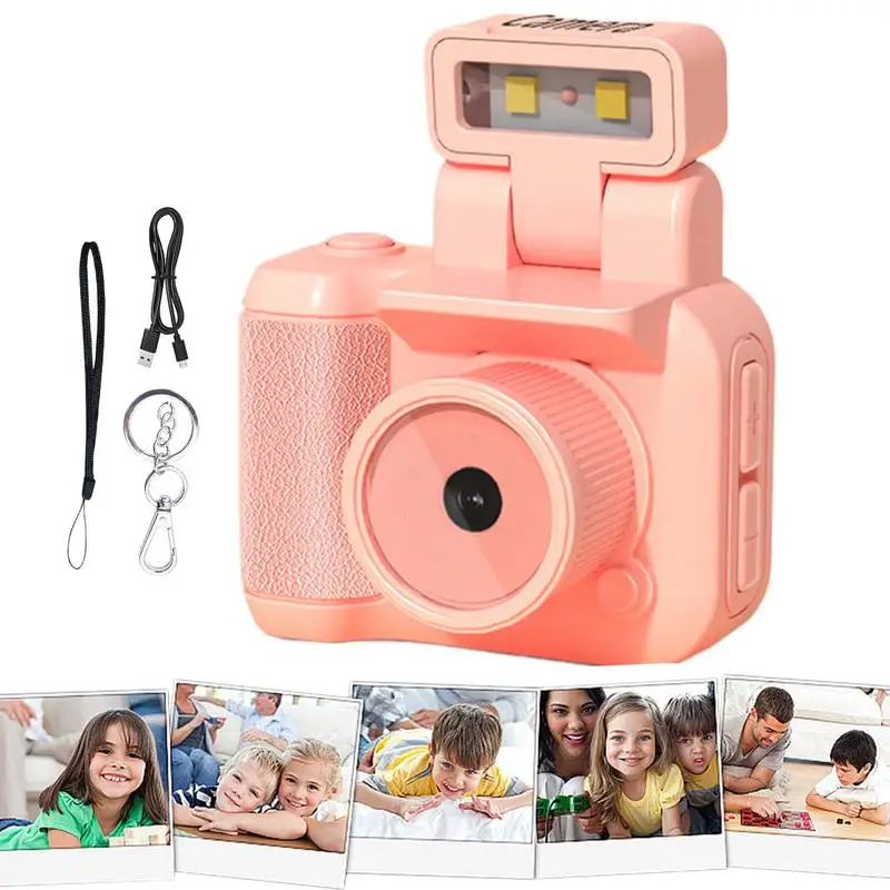 Retro Snap Camera Retro 1080p Snap Cemera With LED Flash Light Portable Small Snap Video Cemera Compact Vintage Camcorder For