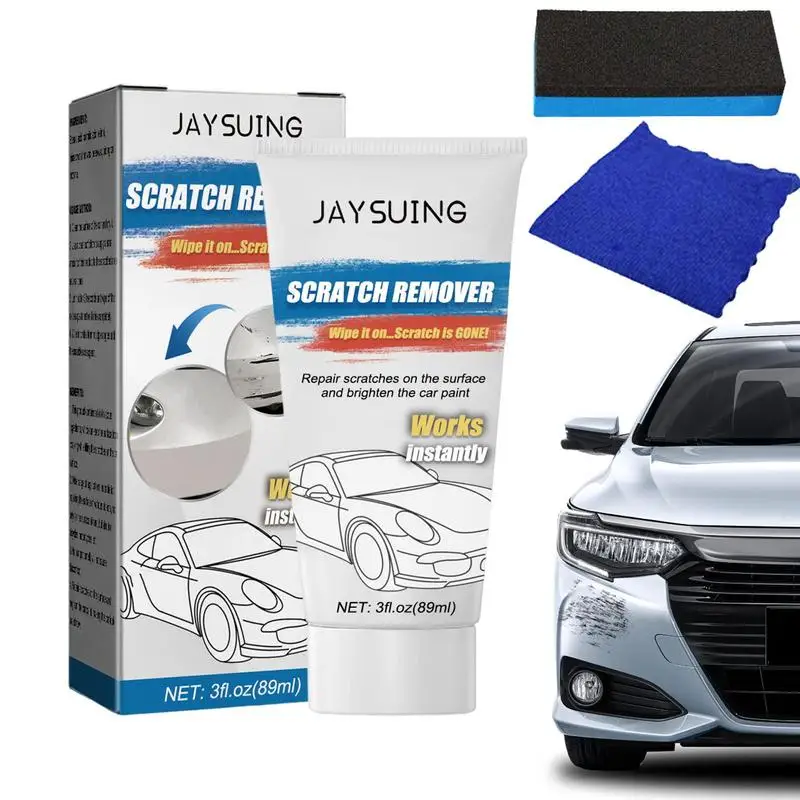 

Car Scratch Remover Polish Wax And Rubbing Compound To Restore Paint Repair Paint Scratches Branch Scratches Nail Scratches