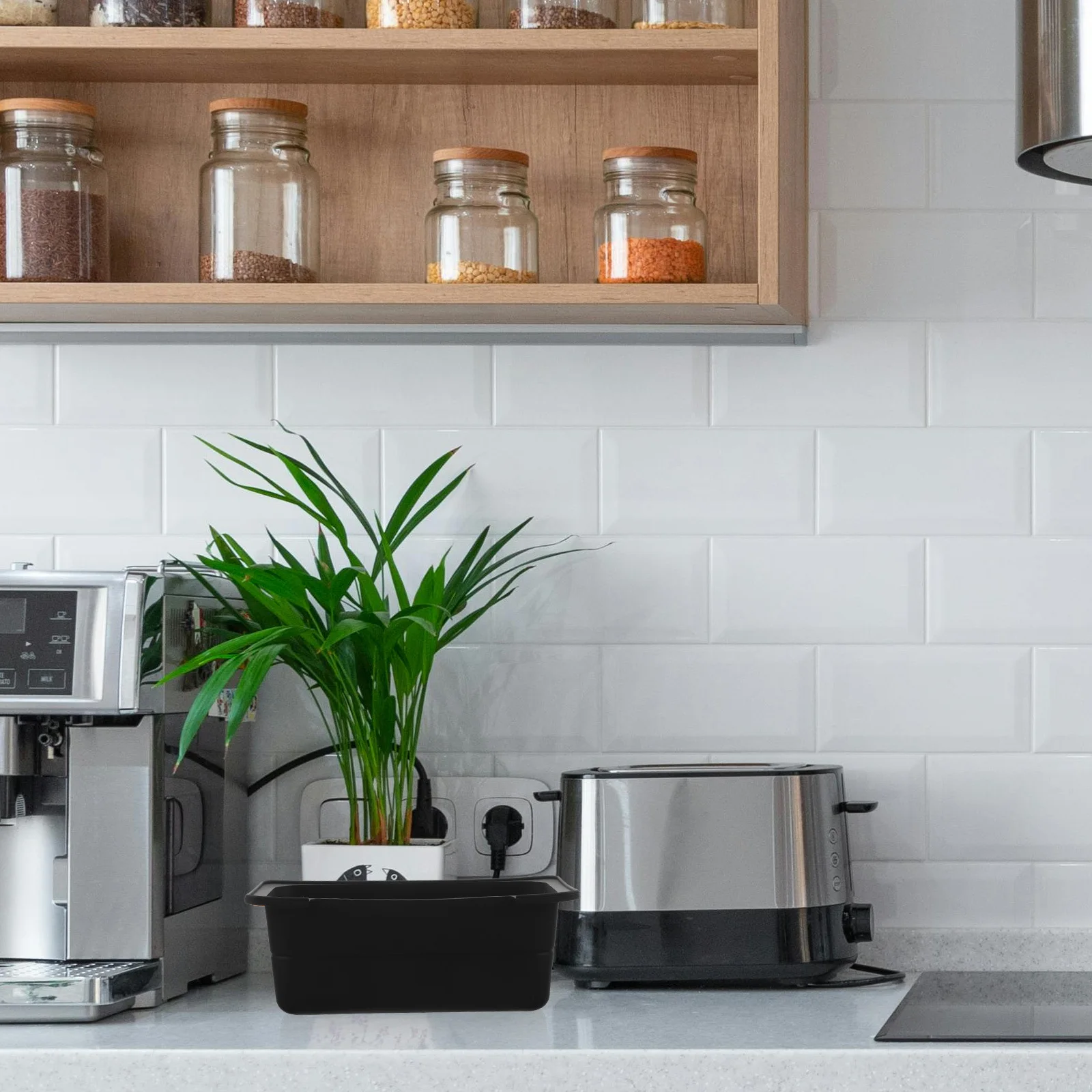 

Silicone Drip Pan Liner Reusable Grease Catcher Liner Heat Resistant Kitchen Oil Drip Tray Camping Accessory Outdoor Accessory