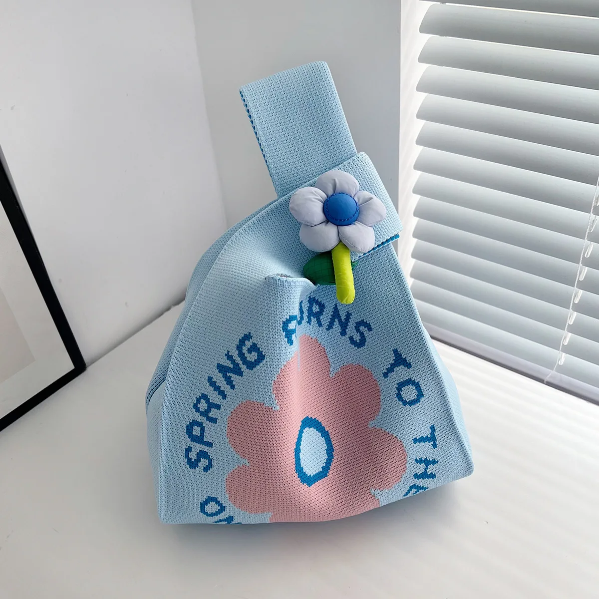 New Knitted Bag for Women's Animals, Cute Handbag, Gift Snack Bag, Practical and Versatile Knitted Bucket Bag ﻿