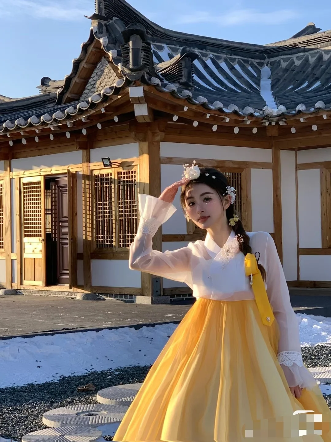 Jubin Palace Istana kostum tradisional Korea untuk wanita elegan mewah Hanbok gaun putri Cosplay Anicent Retro jubah panjang pesta pernikahan