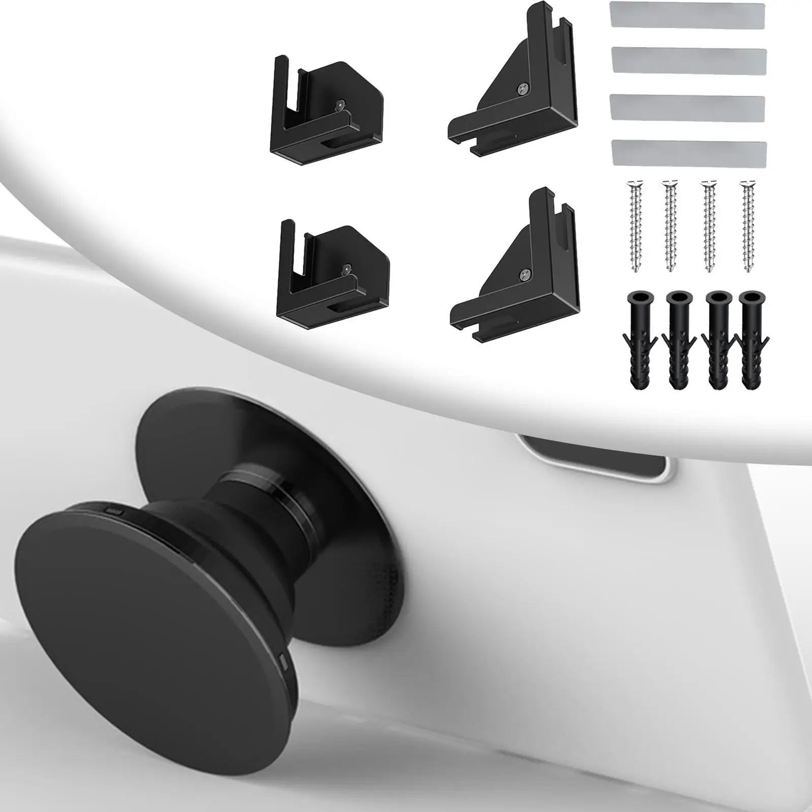 Tablet Wall Mount Multipurpose Sturdy 4x for Living Room Kitchen Smartphones