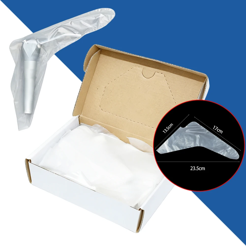 

500 шт. одноразовых защитных пленок для трехходовых шприцев и пистолетов-инжекторов, универсальные защитные чехлы для стоматологических клиник