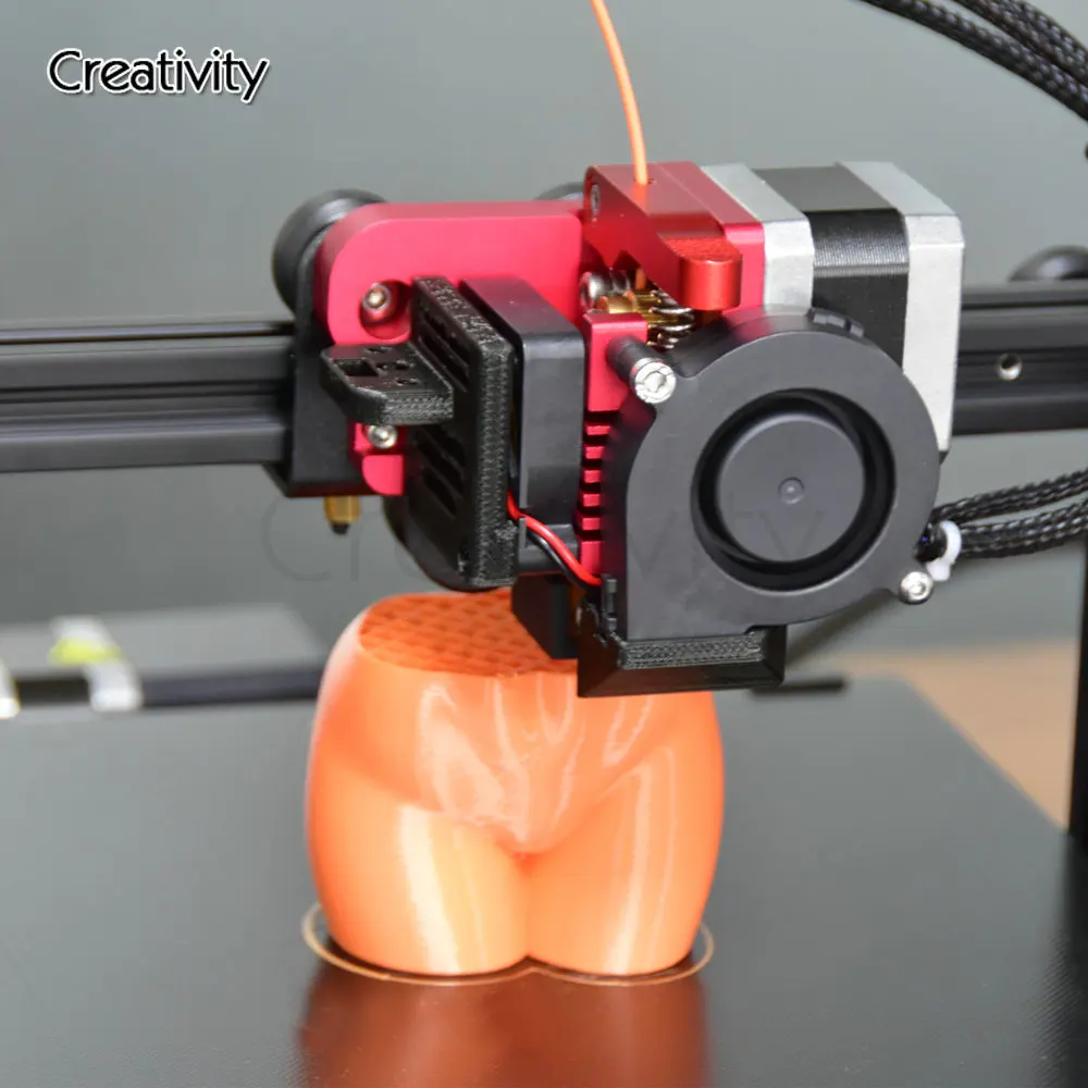 MK8 Aggiornamento Azionamento Diretto Hotend Kit 3D Touch Mount 5015 Puleggia Turbo Ventola Estrusore Per Ender-3 CR-10 CR 10S/PRO Stampante 3D