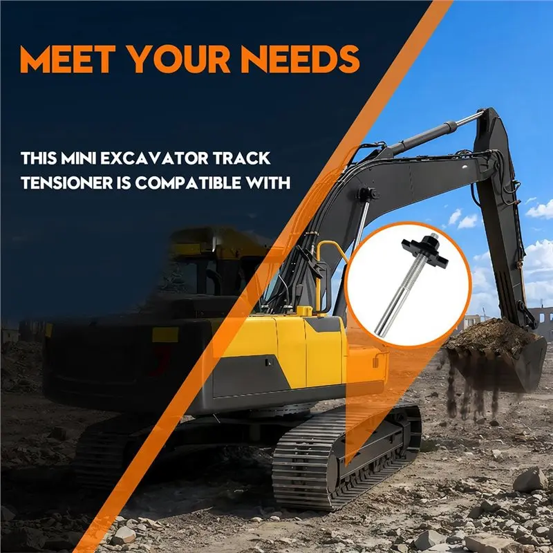 Excavator Track Tensioner,For Mini Excavator Accessories For Adjustment Of Track Tension-Suitable For 1-1.8 Ton Excavators-[No.5